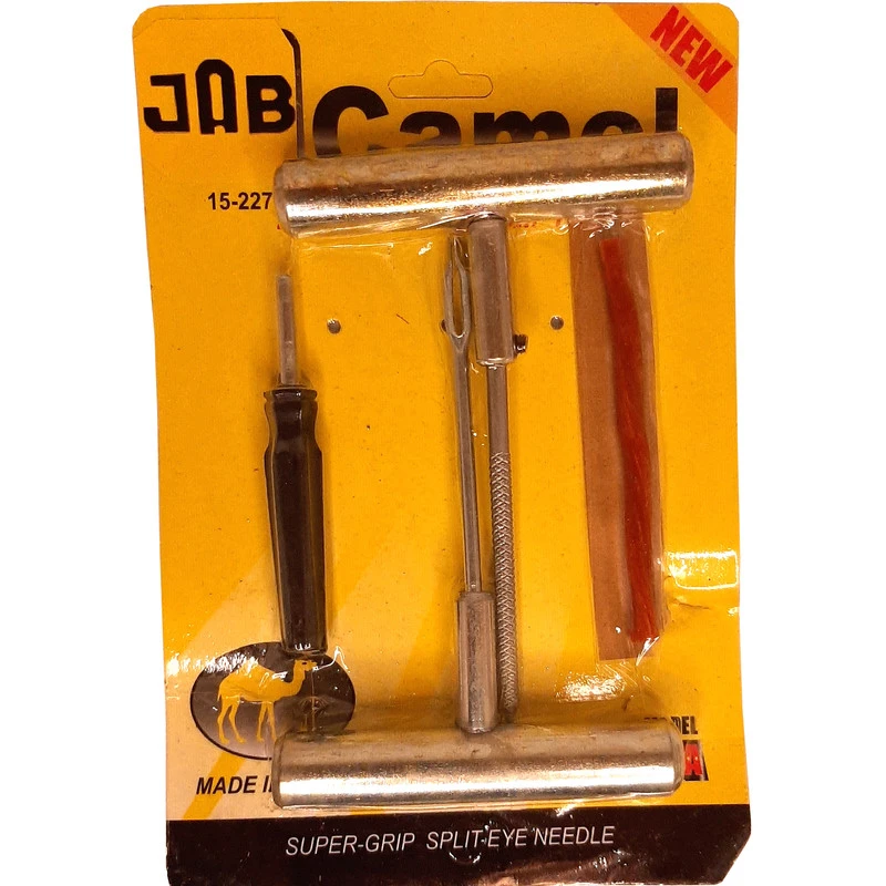 کیت پنچرگیری لاستیک خودرو کمل مدل 227-15 مجموعه 4 عددی