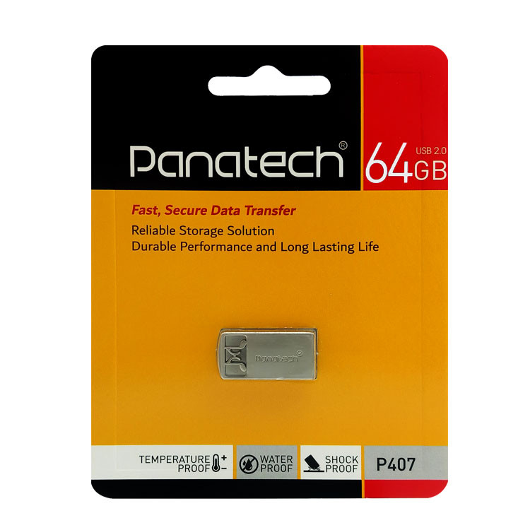 فلش مموری پاناتک مدل P407 64G ظرفیت 64 گیگابایت با رابط USB 2.0