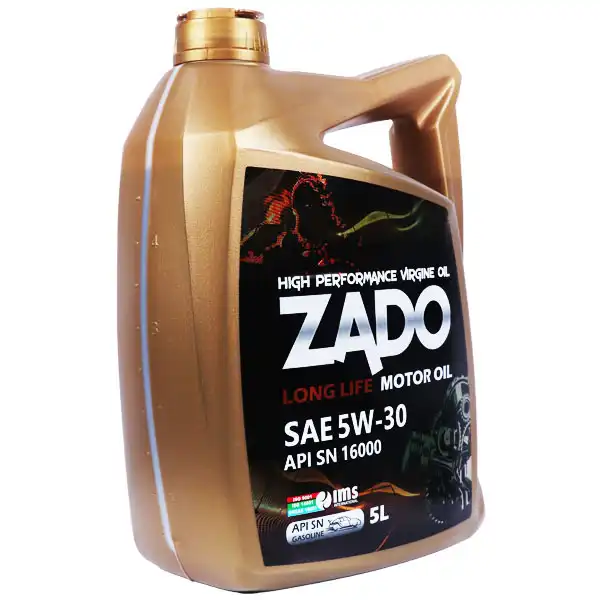 روغن موتور زادو مدل SAE 5W30-SN-16000 حجم 5 لیتر