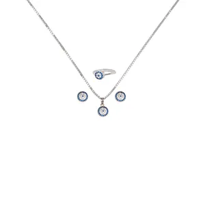 نیم ست نقره زنانه مدل 22302