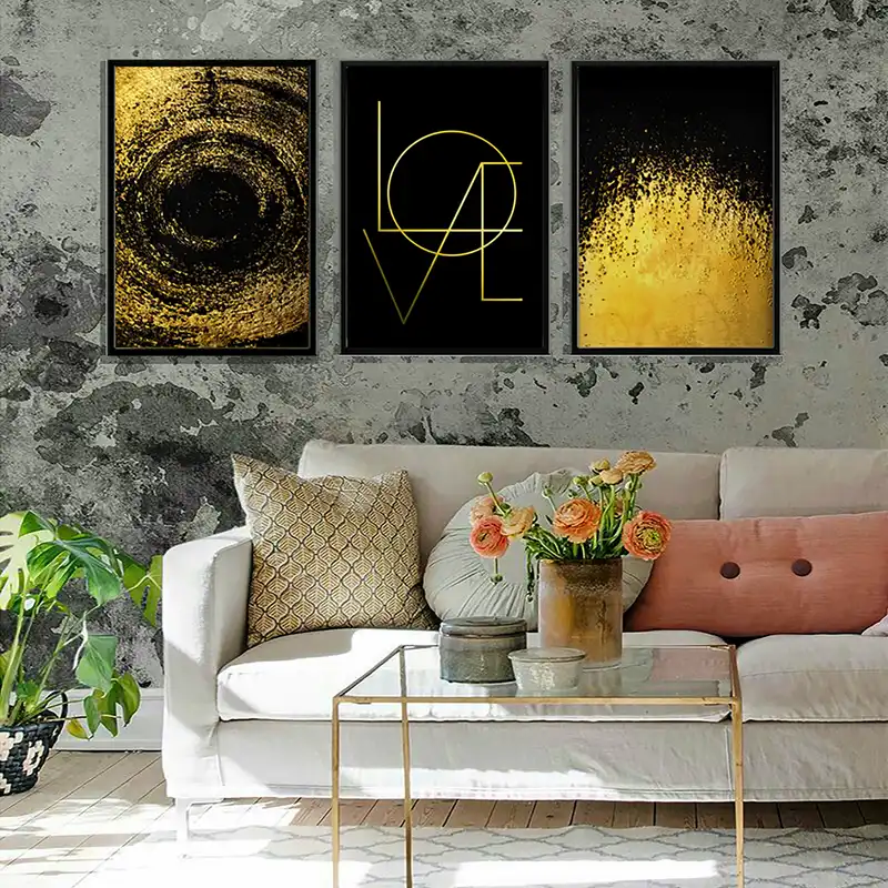 تابلو شهر دکوراتیو مدل اکلیلی ۴ مجموعه ۳ عددی