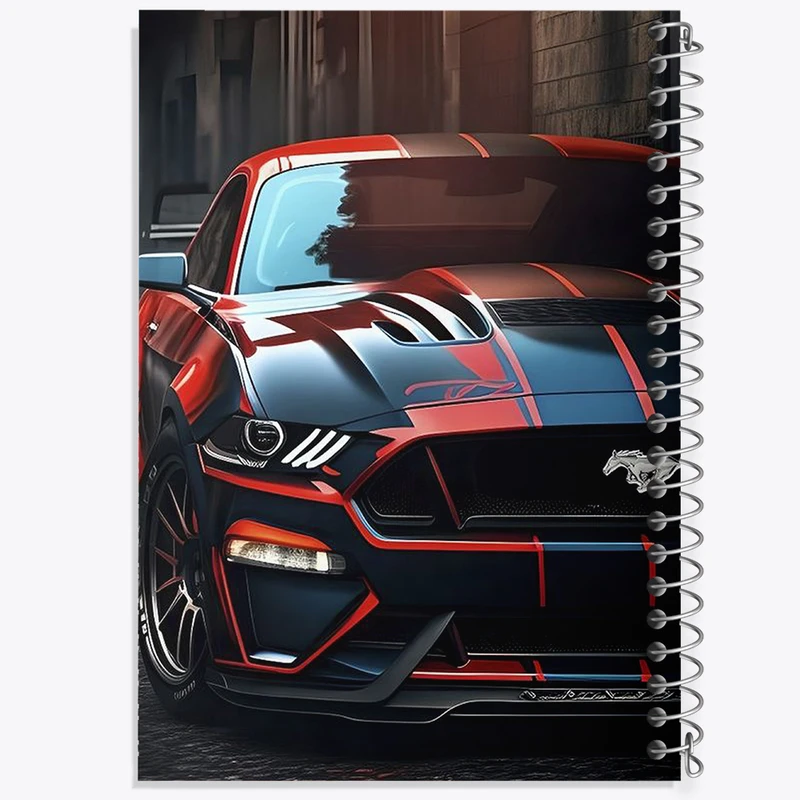 دفتر مشق 100 برگ خندالو طرح ماشین اسپرت کد N1801