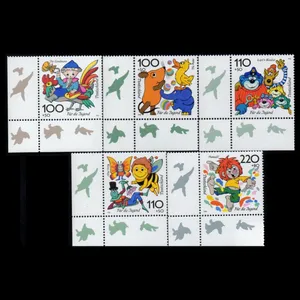 تمبر یادگاری مدل خارجی مجموعه 5 عددی