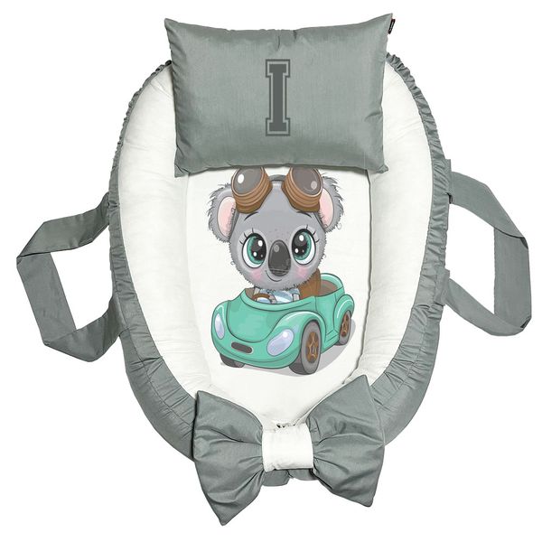 تشک غلت گیر نوزاد پاد آفرین مدل کوالا طرح حرف I