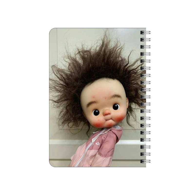 دفترچه یادداشت بامبیلیپ مدل چوبی طرح عروسک شلخته کد 3198931