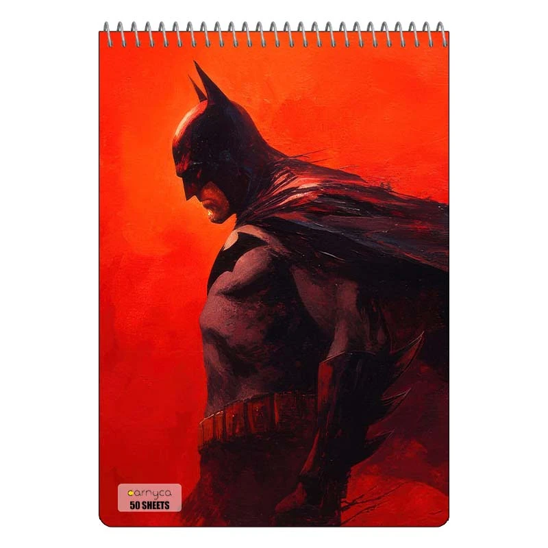 دفتر نقاشی 50 برگ سیمی کارنیکا طرح بتمن Batman کد 87895