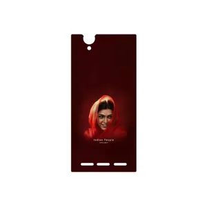 MAHOOT Portrait of an Indian Woman Cover Sticker for Sony Xperia T2 Ultra
