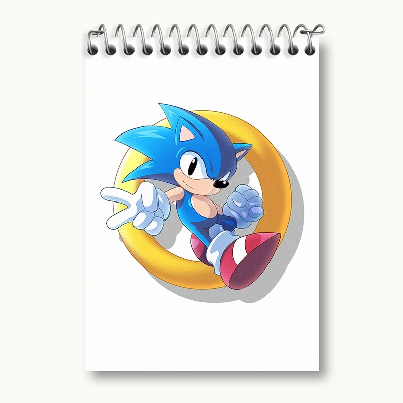 دفتر یادداشت 50 برگ خندالو مدل سونیک (Sonic) کد 37039