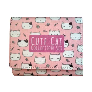 کیف پول دخترانه مدل cute cat کد 241