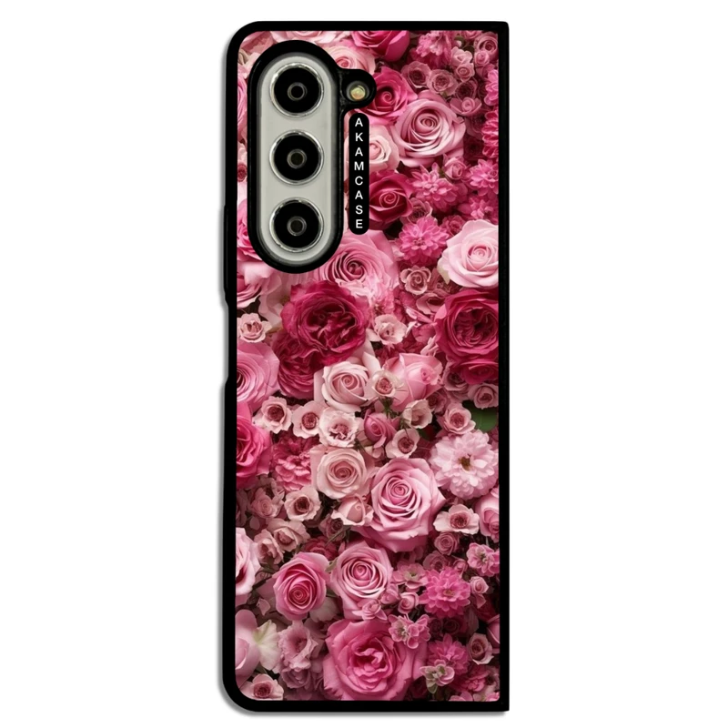 کاور آکام مدل AMC-WSGZFOLD5-FLOWERS-41 مناسب برای گوشی موبایل سامسونگ Galaxy Z Fold 5