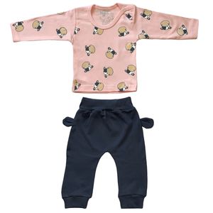 نقد و بررسی ست تی شرت و شلوار نوزادی طرح گاو کد FF-080 توسط خریداران