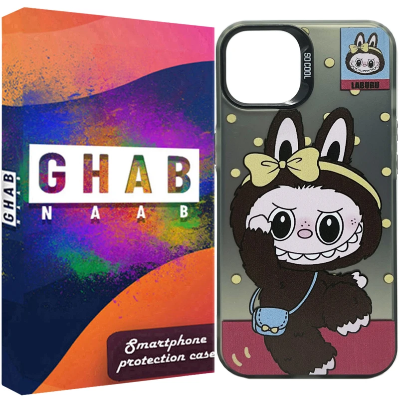 کاور قاب ناب مدل Socool طرح Labubu 04 مناسب برای گوشی موبایل اپل IPhone 13 / 14