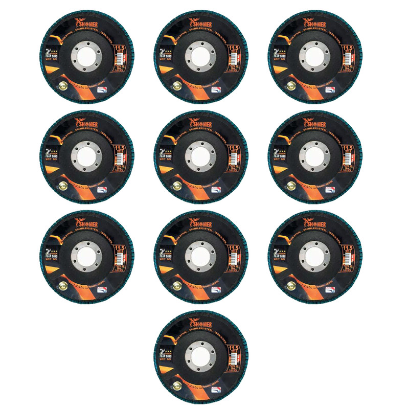 سنباده فلاپ دیسک شومر مدل P40 کد 11.5 بسته 10 عددی سنباده فلاپ دیسک شومر مدل P40 کد 11.5 بسته 10 عددی