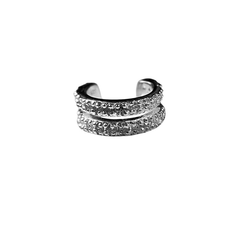 پیرسینگ نقره زنانه مدل حلقهای نگین دار پیرسینگ نقره زنانه مدل حلقهای نگین دار