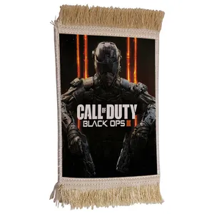 فرش ماشینی دیوارکوب مدل بازی کال آف دیوتی کد 33