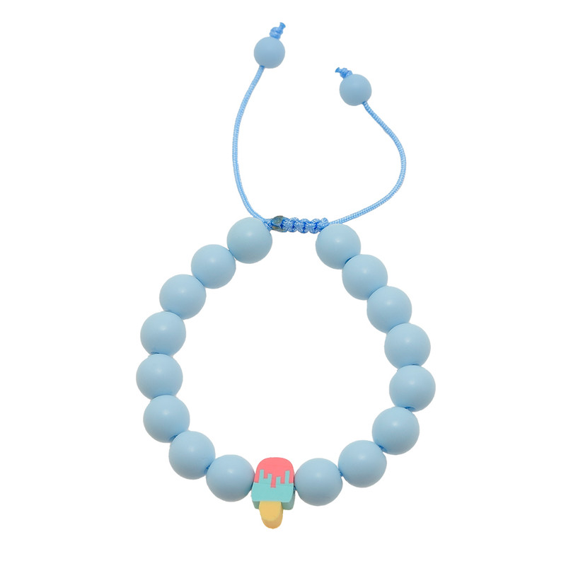 دستبند دخترانه دلنار گالری مدل بستنی قلبی مجموعه 2 عددی دستبند دخترانه دلنار گالری مدل بستنی قلبی مجموعه 2 عددی