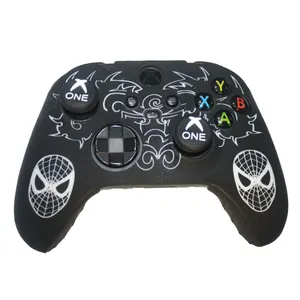 محافظ دسته ایکس باکس سری S/X مدل ONE spider man به همراه روکش آنالوگ
