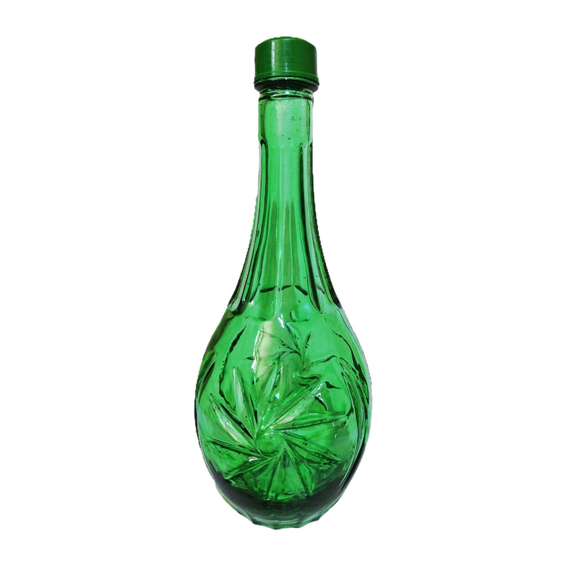 بطری مدل شيشه ای طرح خورشید 
