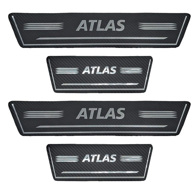 برچسب رکاب خودرو کالانیکس مدل REK-ATLAS-10963 مناسب برای اطلس مجموعه 4 عددی