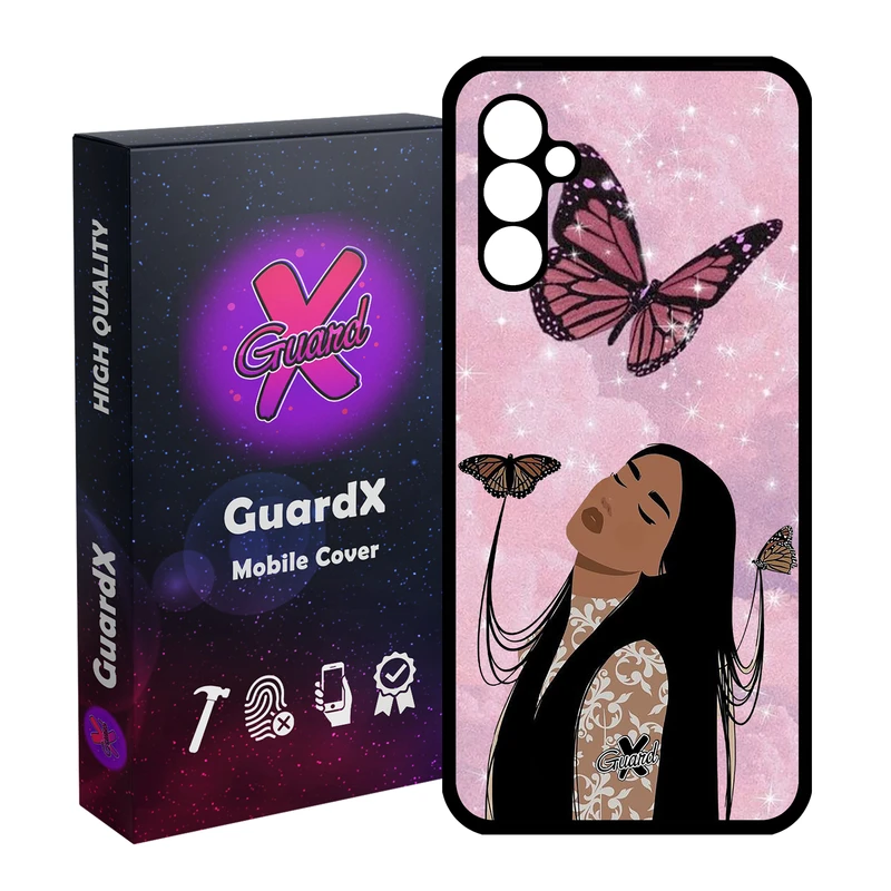 کاور گارد ایکس طرح Girl مدل Glass10297 مناسب برای گوشی موبایل سامسونگ Galaxy A24/A24 4G/M34 5G