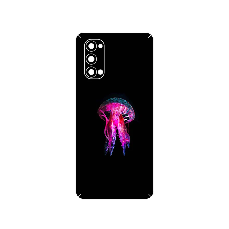 برچسب پوششی ماهوت مدل jellyfish مناسب برای گوشی موبایل اپو Reno4 Pro 5G