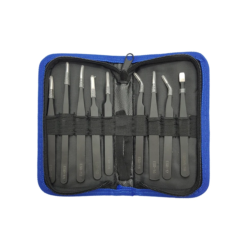 انبر پنس مدل ESD مجموعه 9 عددی