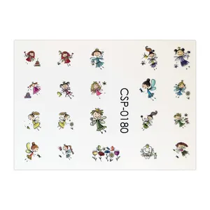 لنز ناخن مدل فرشته کد 180