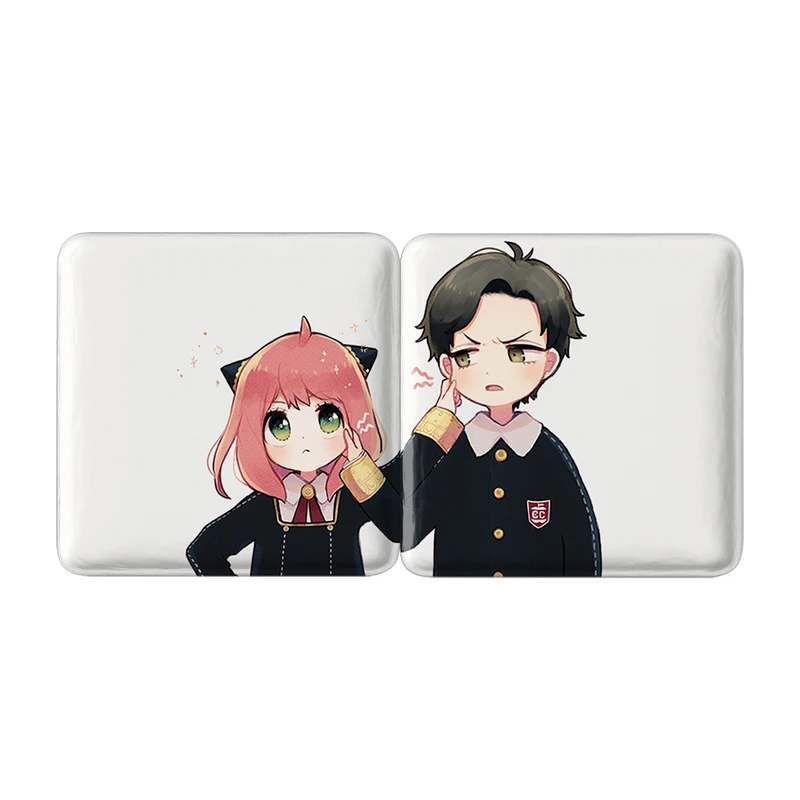 مگنت خندالو مدل آنیا و دزموند انیمه اسپای ایکس فمیلی Spy X Family کد A163 مجموعه 2 عددی