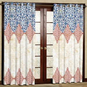 پرده مدل هازان پانچی کد 4650 سایز 140x200 سانتی متر