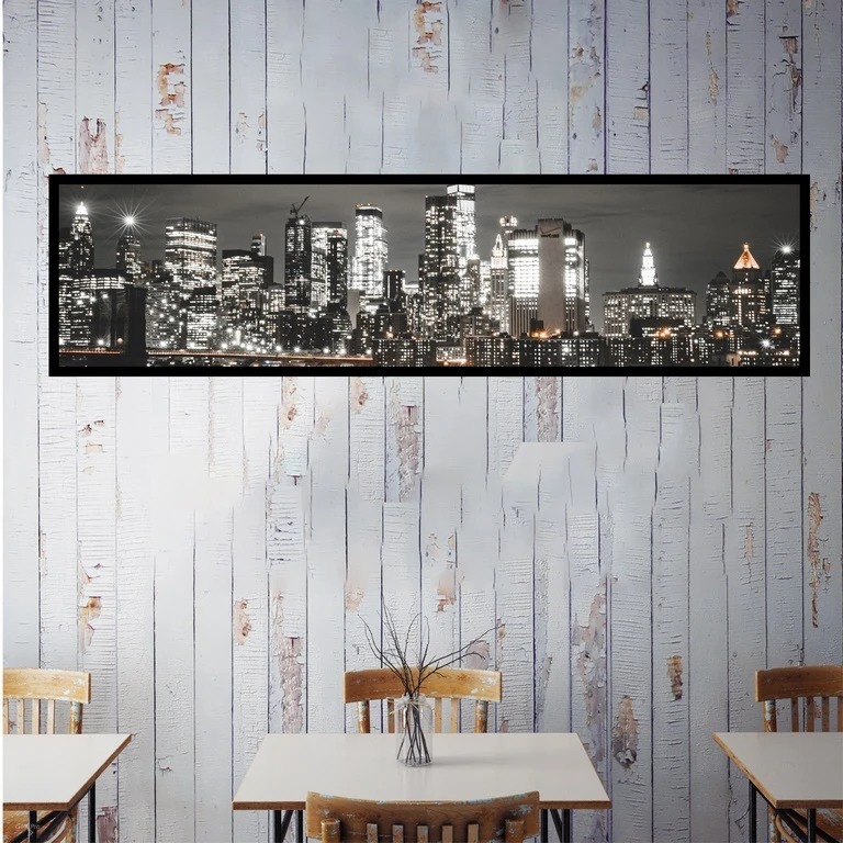 تابلو بکلیت طرح منظره شهر مدل کشیده B-7465