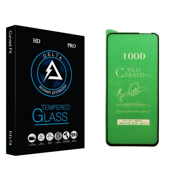 محافظ صفحه نمایش سرامیکی دلتا مدل Fit مناسب برای گوشی موبایل سامسونگ Galaxy A11