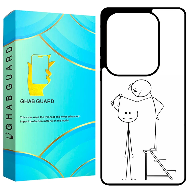 کاور قاب گارد طرح بی مخ مدل GCHPN13P مناسب برای گوشی موبایل شیائومی Redmi Note 13 Pro 4G / Poco M6 Pro 4G