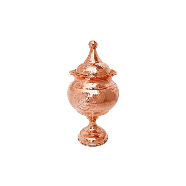 قندان مسی مدل لب کنگره دار کد ZH282