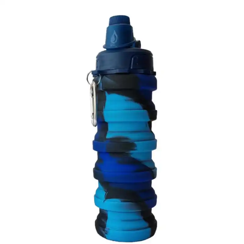 قمقمه مدل سلیکونی تاشو گنجایش 0.5 لیتر