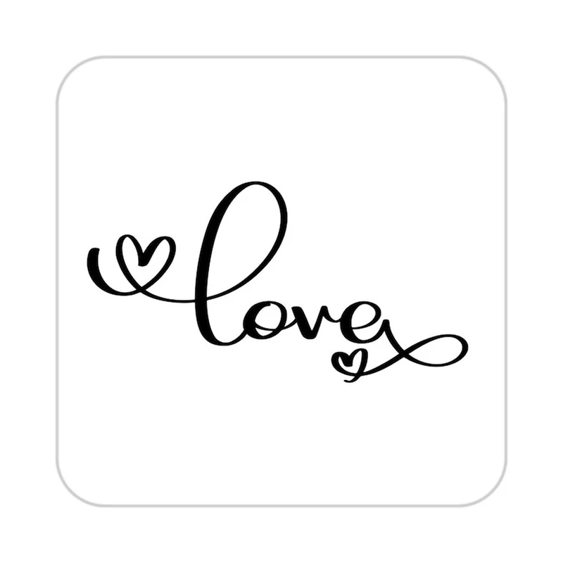 زیر لیوانی کاکتی طرح عاشقانه مدل mp40944