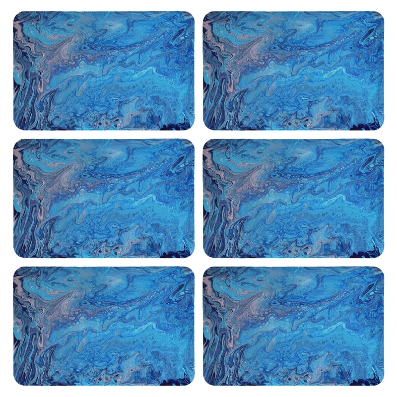 زیربشقابی طرح ابروبادی کد 9250 بسته 6 عددی 