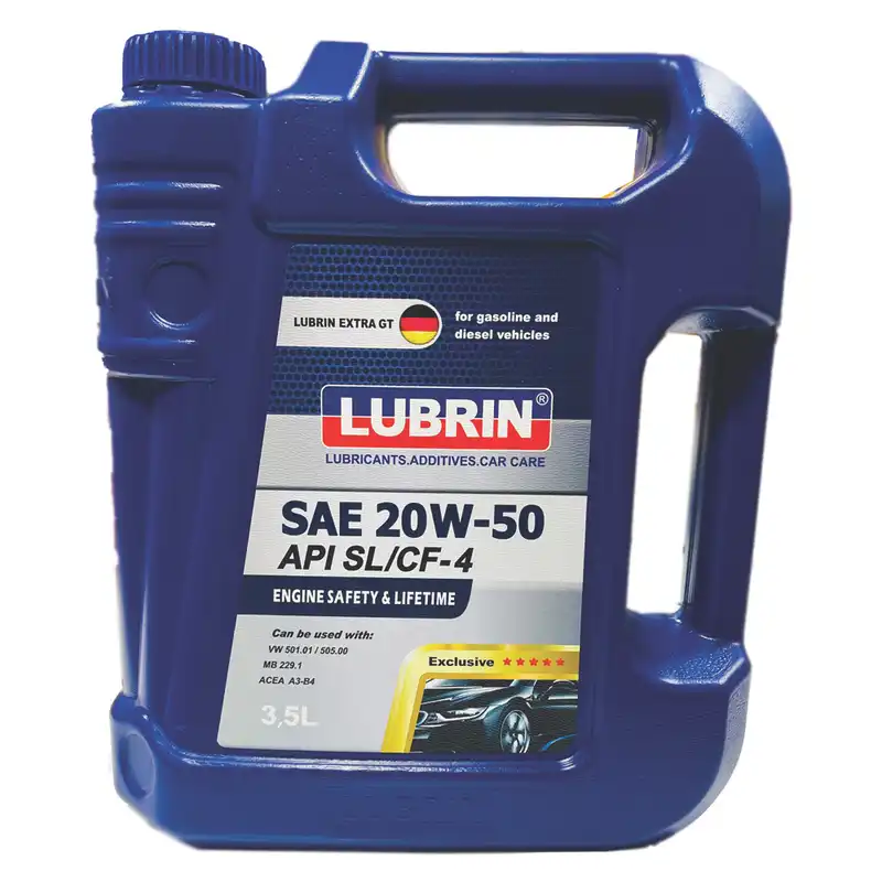روغن موتور خودرو لوبرین مدل 20W-50 SL حجم 3.5 لیتر
