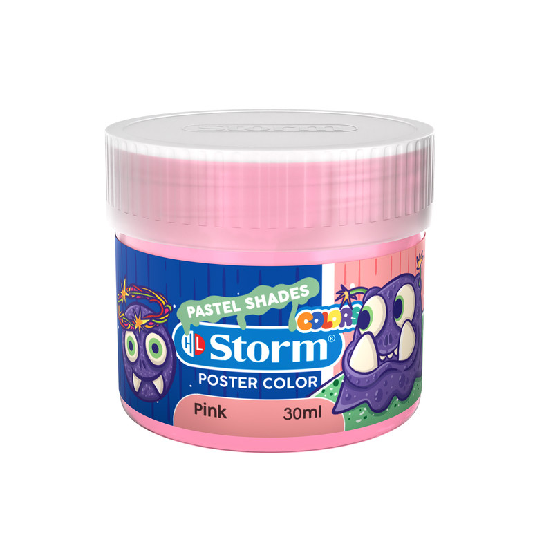 گواش 6 رنگ استورم مدل رنگ پاستلی