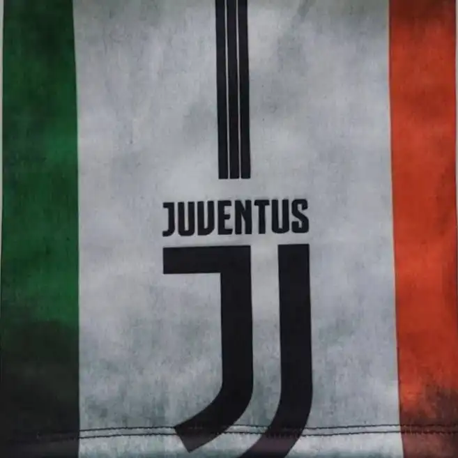 دستمال سر و گردن مدل اسکارف توخزدار طرح  یوونتوس