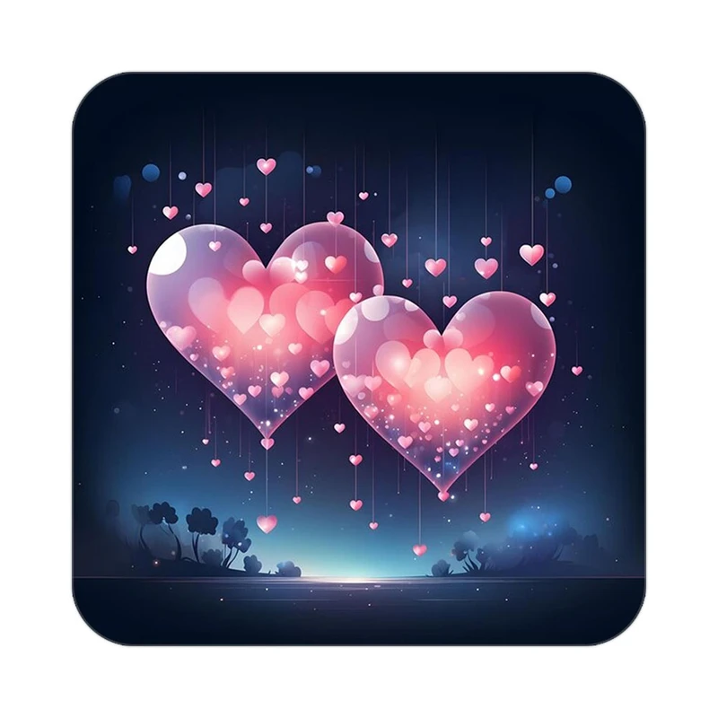 زیر لیوانی کاکتی مدل عاشقانه کد mp10962