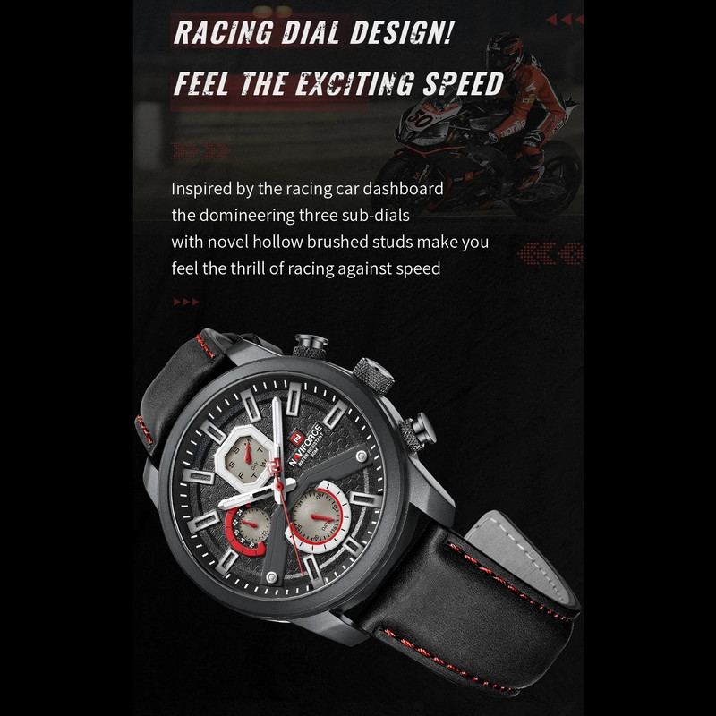 ساعت مچی عقربه‌ای مردانه نیوی فورس مدل NF9211BBB