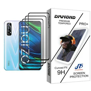 JF Diamond Glass MIX003 Screen Protector For Realme Narzo 20 Pro Pack Of 3