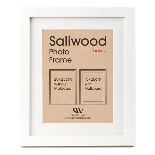 قاب عکس سالی وود مدل 215 کد FPWHT-22A-2025-101 سایز 20×25 سانتی متر