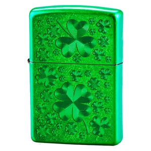 فندک زیپو مدل Iced clover