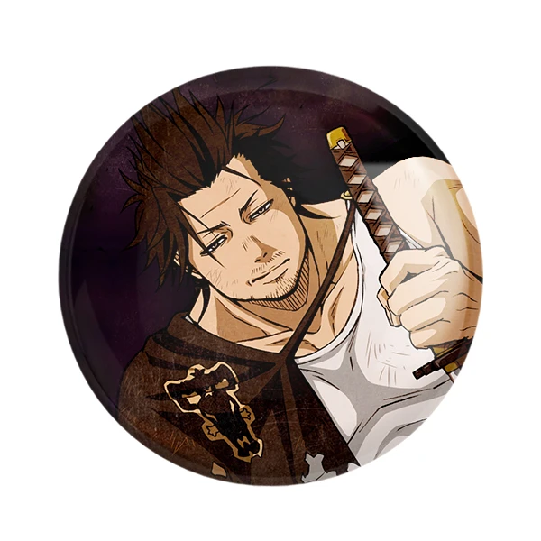 مگنت خندالو طرح کاپیتان یامی انیمه بلک کلاور Black Clover کد 11713