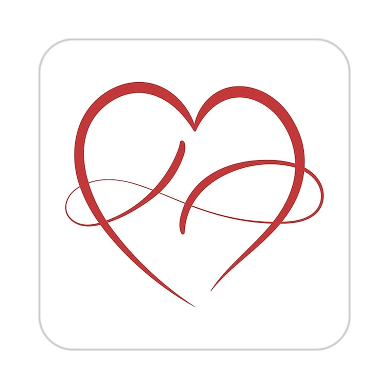 زیر لیوانی کاکتی طرح عاشقانه مدل mp36637