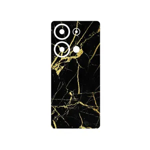 MAHOOT Graphite_Gold_Marble Cover Sticker for Xiaomi Poco M6 Pro 4G