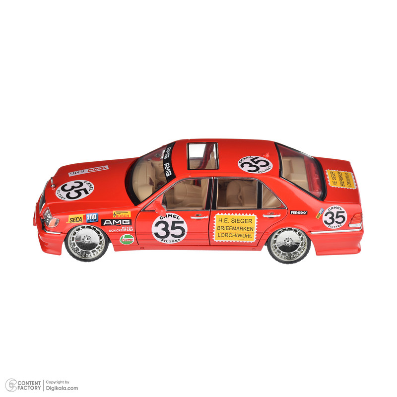 ماکت ماشین ناب سل مدل مرسدس بنز فلزی موزیکال amg 300 به همراه جاسوییچی