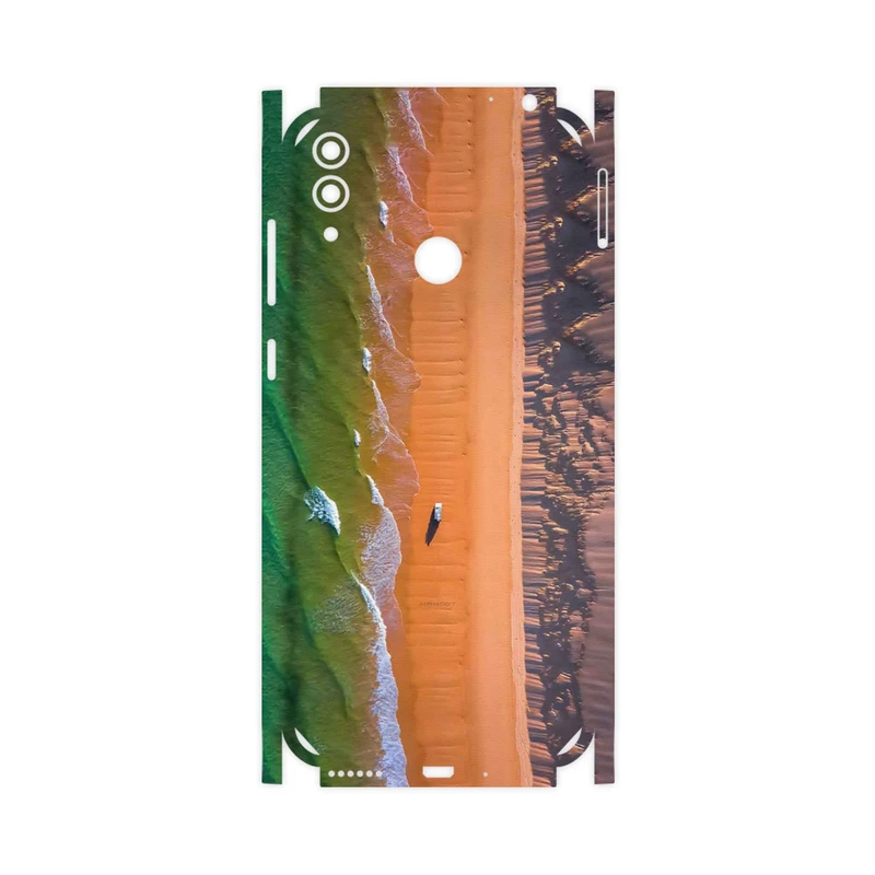 برچسب پوششی ماهوت مدل Beach and Green Sea-FullSkin مناسب برای گوشی موبایل آنر 8C