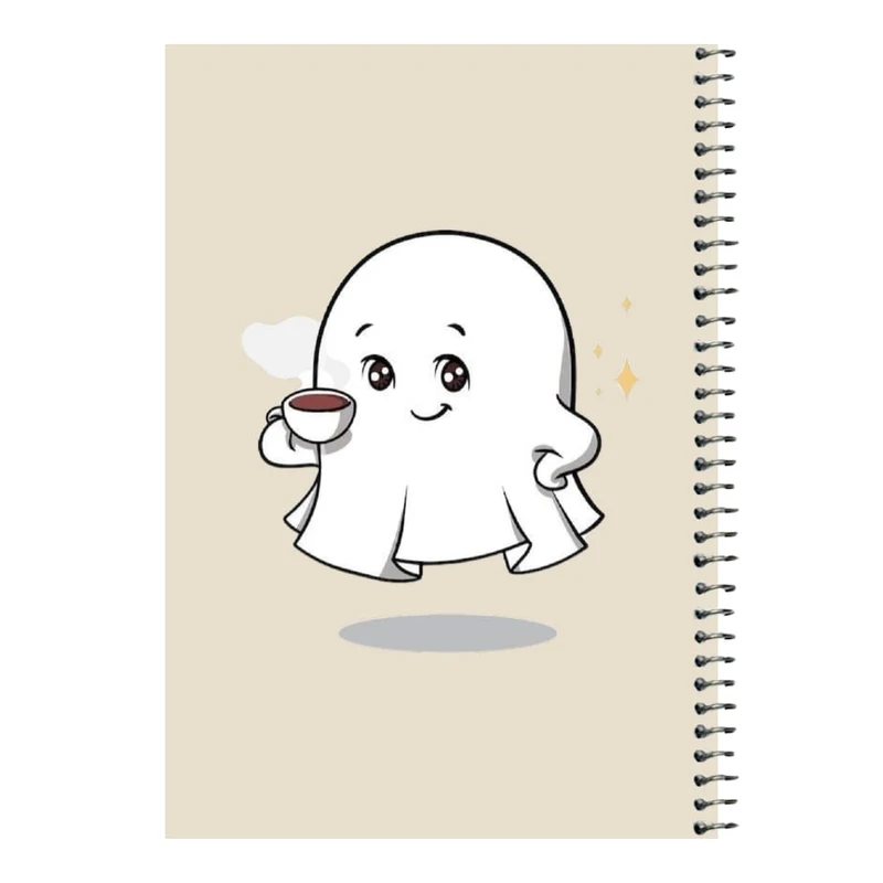 دفتر مشق 80 برگ اس جی مدل روح و قهوه   